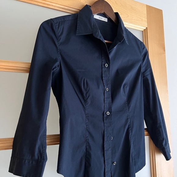 Prada Tops - Prada luxury navy shirt size 40